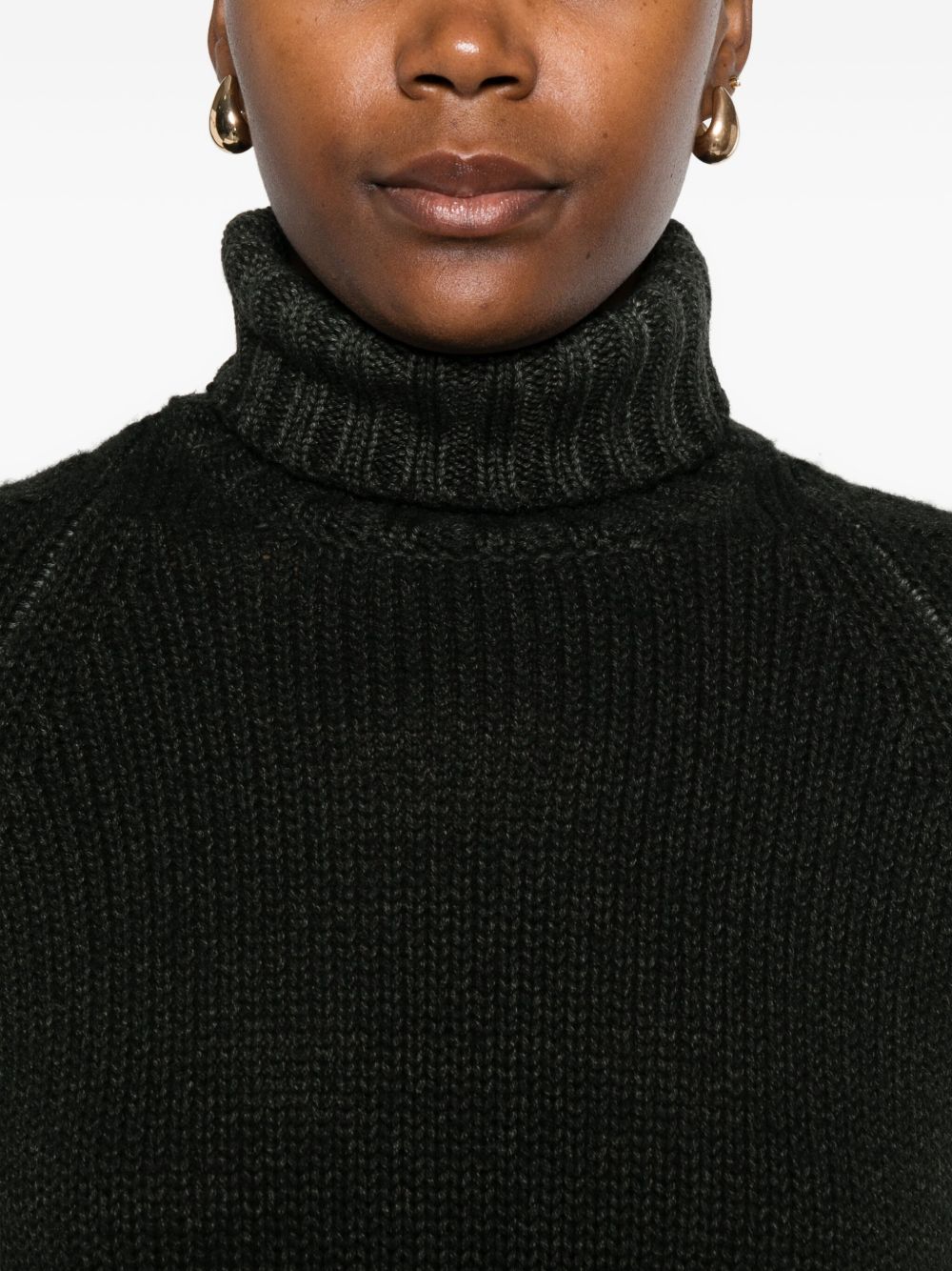 Base Wool turtle-neck jumper