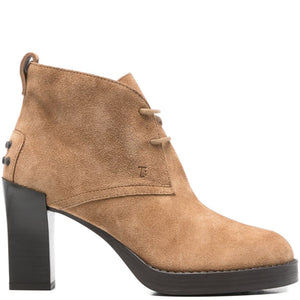 Tod's Suede lace-up ankle boots