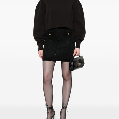 Elisabetta Franchi Wool knitted skirt