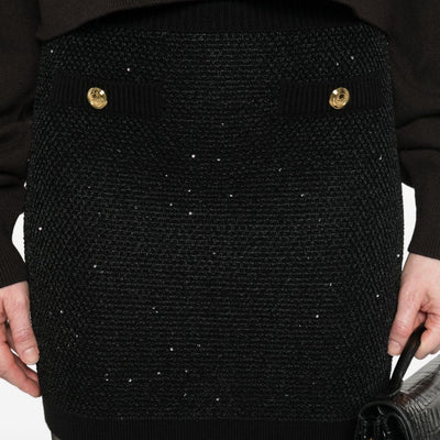 Elisabetta Franchi Wool knitted skirt