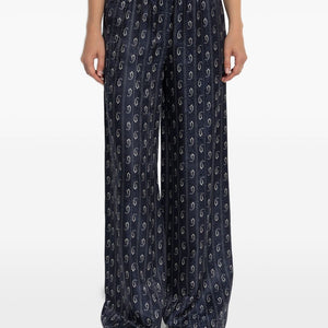 Tory Burch Jacquard silk trousers