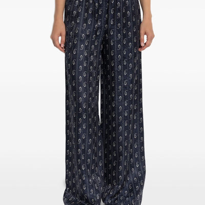 Tory Burch Jacquard silk trousers