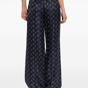 Tory Burch Jacquard silk trousers