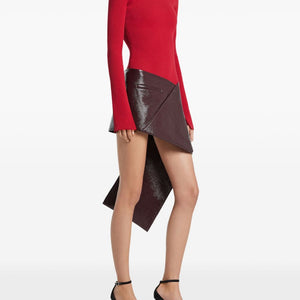 Courreges Vinyl mini skirt