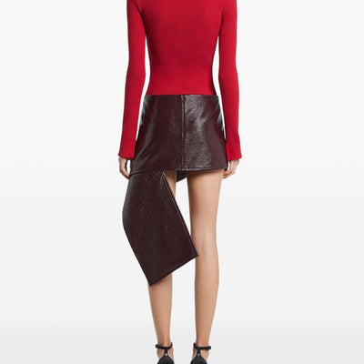 Courreges Vinyl mini skirt