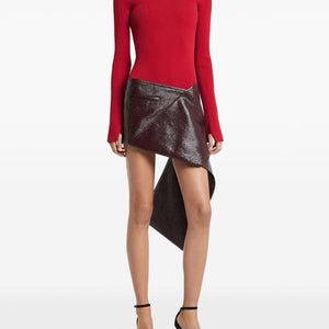Courreges Vinyl mini skirt