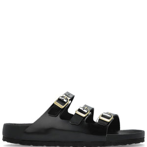 Birkenstock Florida Fresh Natural Leather Patent Sandals