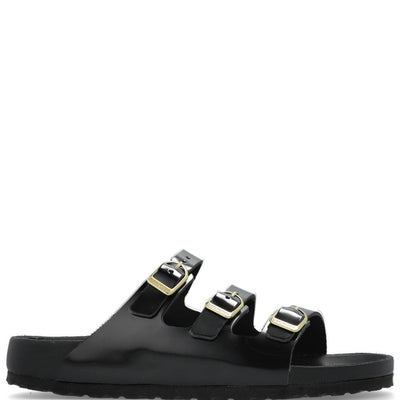 Birkenstock Florida Fresh Natural Leather Patent Sandals