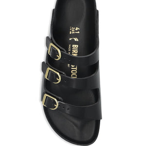 Birkenstock Florida Fresh Natural Leather Patent Sandals