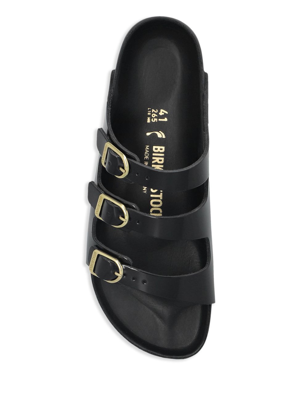 Birkenstock Florida Fresh Natural Leather Patent Sandals