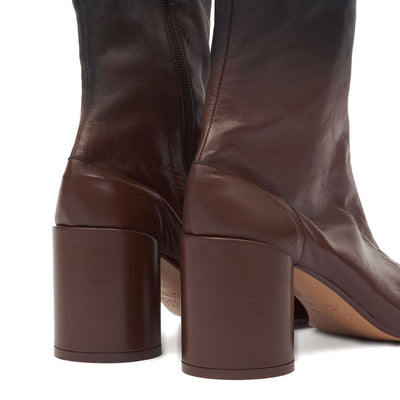 MM6 Maison Margiela 90mm leather ankle boots