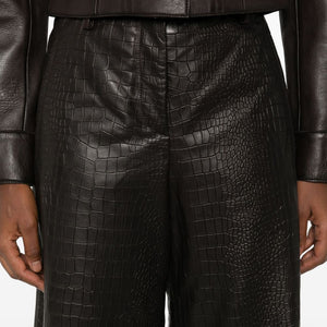 Enes Leather trousers