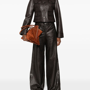 Enes Leather trousers