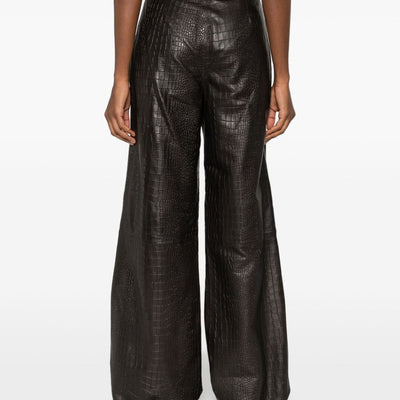 Enes Leather trousers