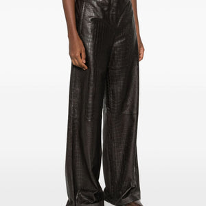 Enes Leather trousers