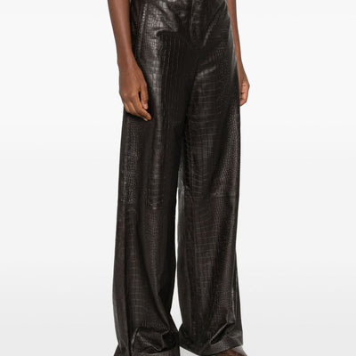 Enes Leather trousers