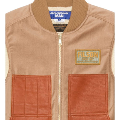 Junya Watanabe X Filson Leather panels vest