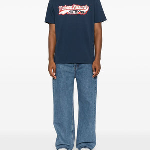 Autry X Maison Kitsune Logo cotton t-shirt
