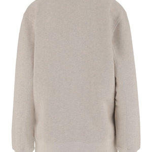 Autry X Maison Kitsune Logo cotton sweatshirt