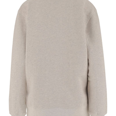 Autry X Maison Kitsune Logo cotton sweatshirt