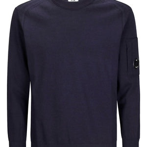 C.P. Company Logo wool crewneck sweater