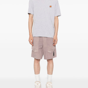 Maison Kitsuné Embroidered-logo patch T-shirt