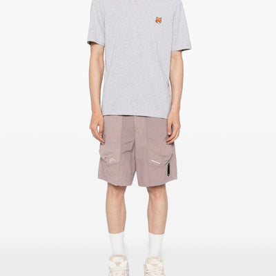 Maison Kitsuné Embroidered-logo patch T-shirt