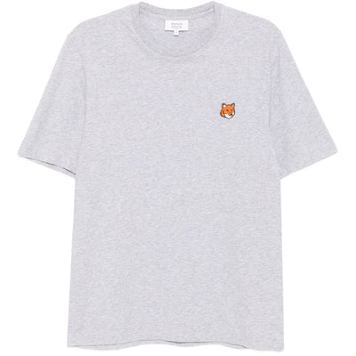 Maison Kitsuné Embroidered-logo patch T-shirt