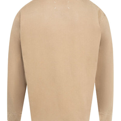 Maison Margiela Herringbone-weave shirt jacket
