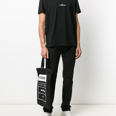 Maison Margiela Distorted-logo cotton T-shirt