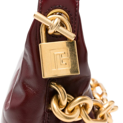 Balmain Medium Sync Bag In Calfskin Leather