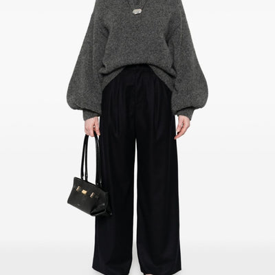 Susanne Bommer Silk blend trousers