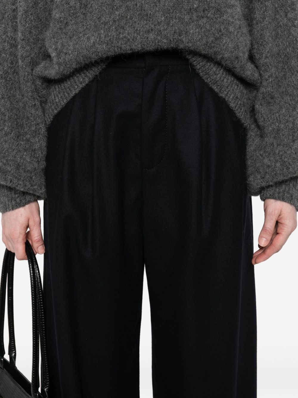 Susanne Bommer Silk blend trousers