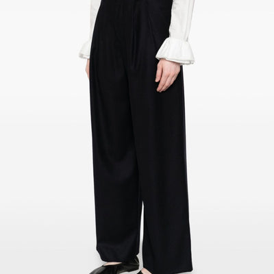 Susanne Bommer Silk blend trousers