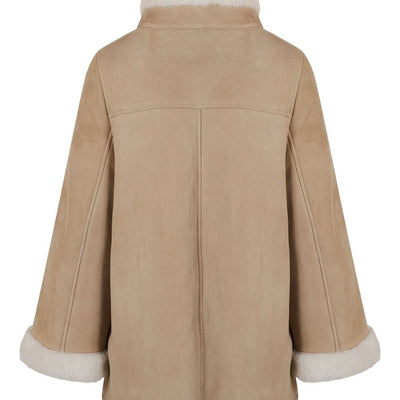Fay Leather shealing cape
