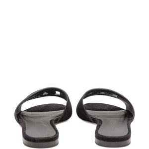 Dolce & Gabbana Suede and thermo-rhinestone slipper
