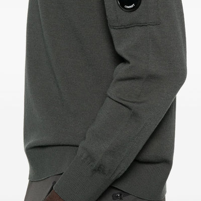 C.P. Company Logo wool crewneck sweater