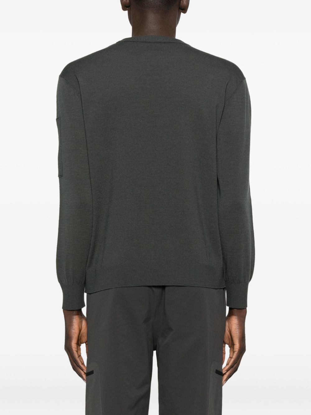 C.P. Company Logo wool crewneck sweater
