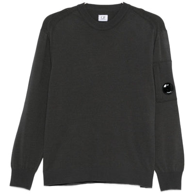 C.P. Company Logo wool crewneck sweater