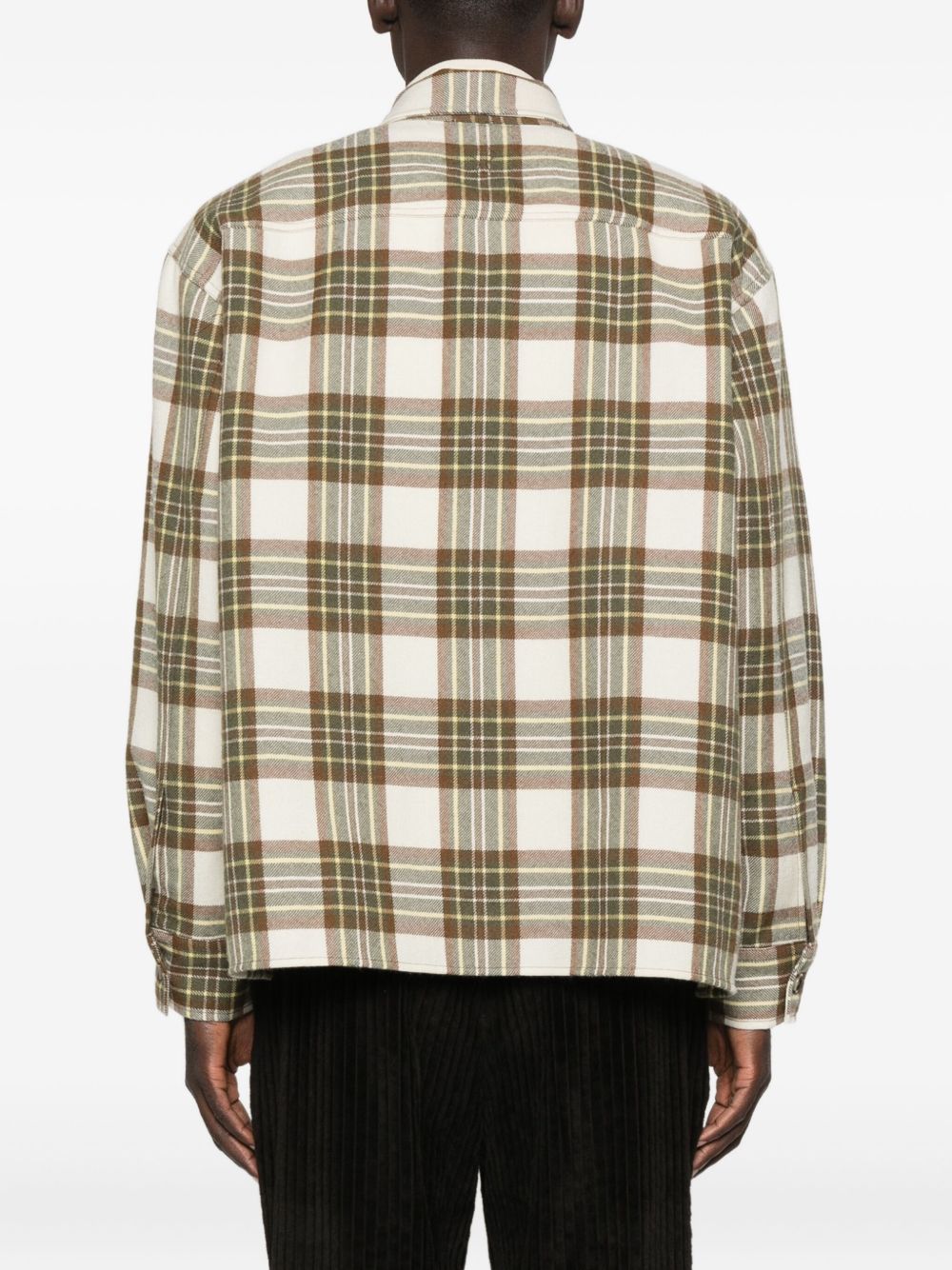 Ami Paris Wool checked overshirt