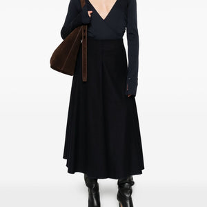 Susanne Bommer A-line design Cotton midi skirt