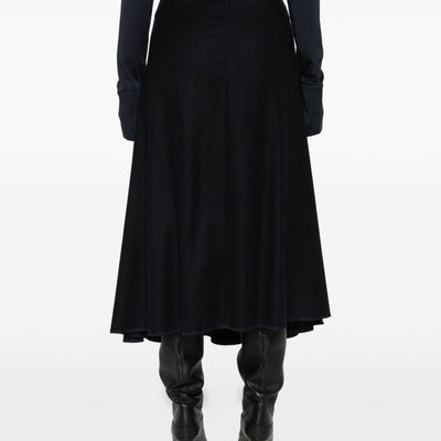 Susanne Bommer A-line design Cotton midi skirt