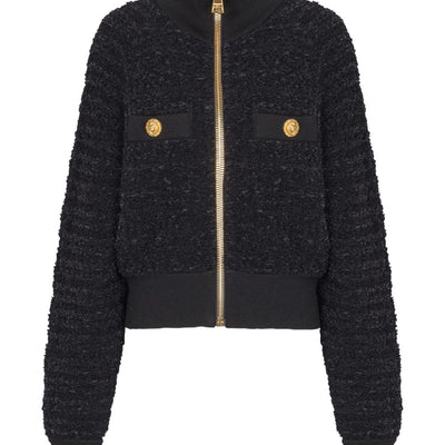 Balmain Tweed bomber jacket