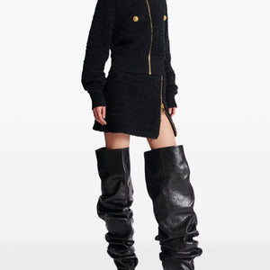 Balmain Tweed bomber jacket
