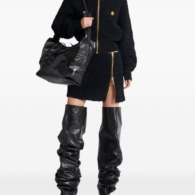 Balmain Tweed bomber jacket