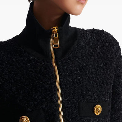 Balmain Tweed bomber jacket