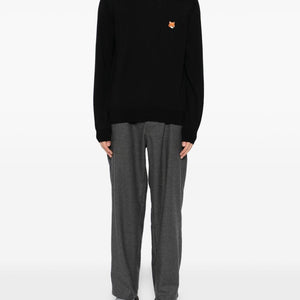 Maison Kitsuné Bold fox head patch sweater