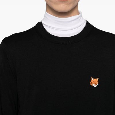 Maison Kitsuné Bold fox head patch sweater