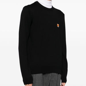 Maison Kitsuné Bold fox head patch sweater