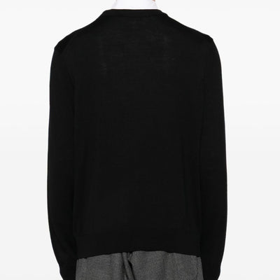 Maison Kitsuné Bold fox head patch sweater